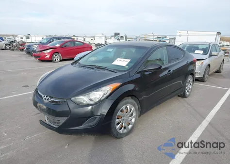 2012 Hyundai Elantra Gls z USA, uszkodzony, nr VIN 5NPDH4AE3CH111838